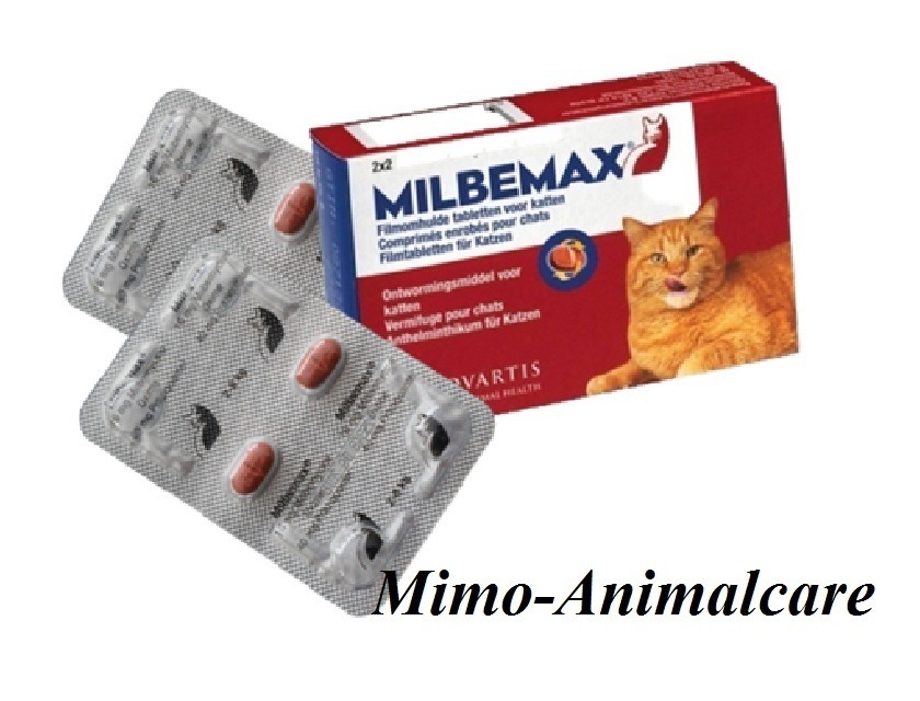 Geneigd zijn beschaving De lucht Milbemax kat groot 4 tabletten - Ontworming-Vlooien-Teken -  www.mimo-animalecare.nl